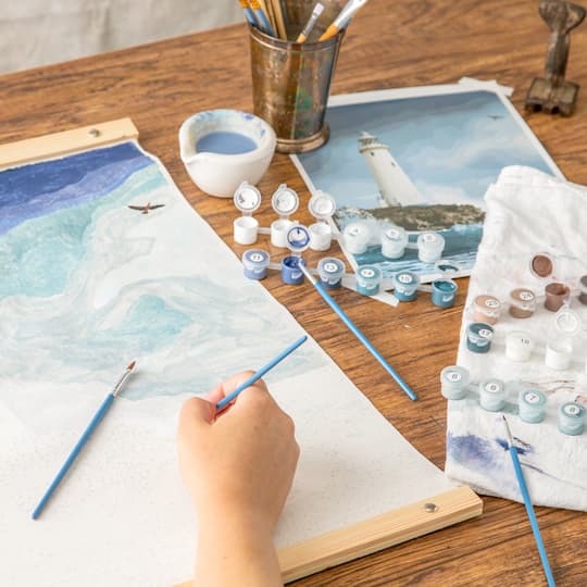 Lighthouse Paint by Numbers Kit voor volwassenen, schilderen op nummer Lighthouse Paint by Numbers Kit voor volwassenen, schilderen op nummer